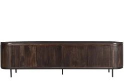 Livingfurn Tv-Meubel Noor Walnoot 210cm Mangohout