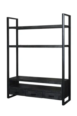 Livingfurn Tv-meubel Norris High Zwart 150cm