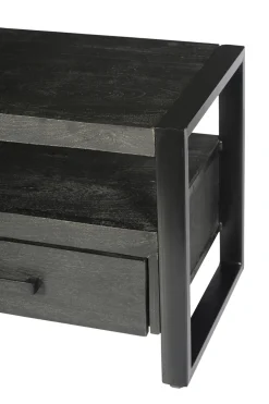 Livingfurn Tv-meubel Norris Zwart 120cm