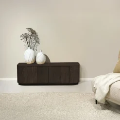 Livingfurn Tv-meubel Novero Espresso Eikenfineer 140cm