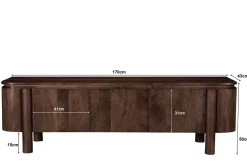Livingfurn Tv-meubel Salano Mango Bruin 170cm