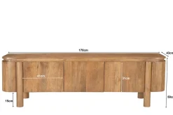 Livingfurn Tv-meubel Salano Mango 170cm