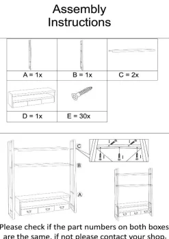Livingfurn Tv-Meubel Strong Hoog 200 cm