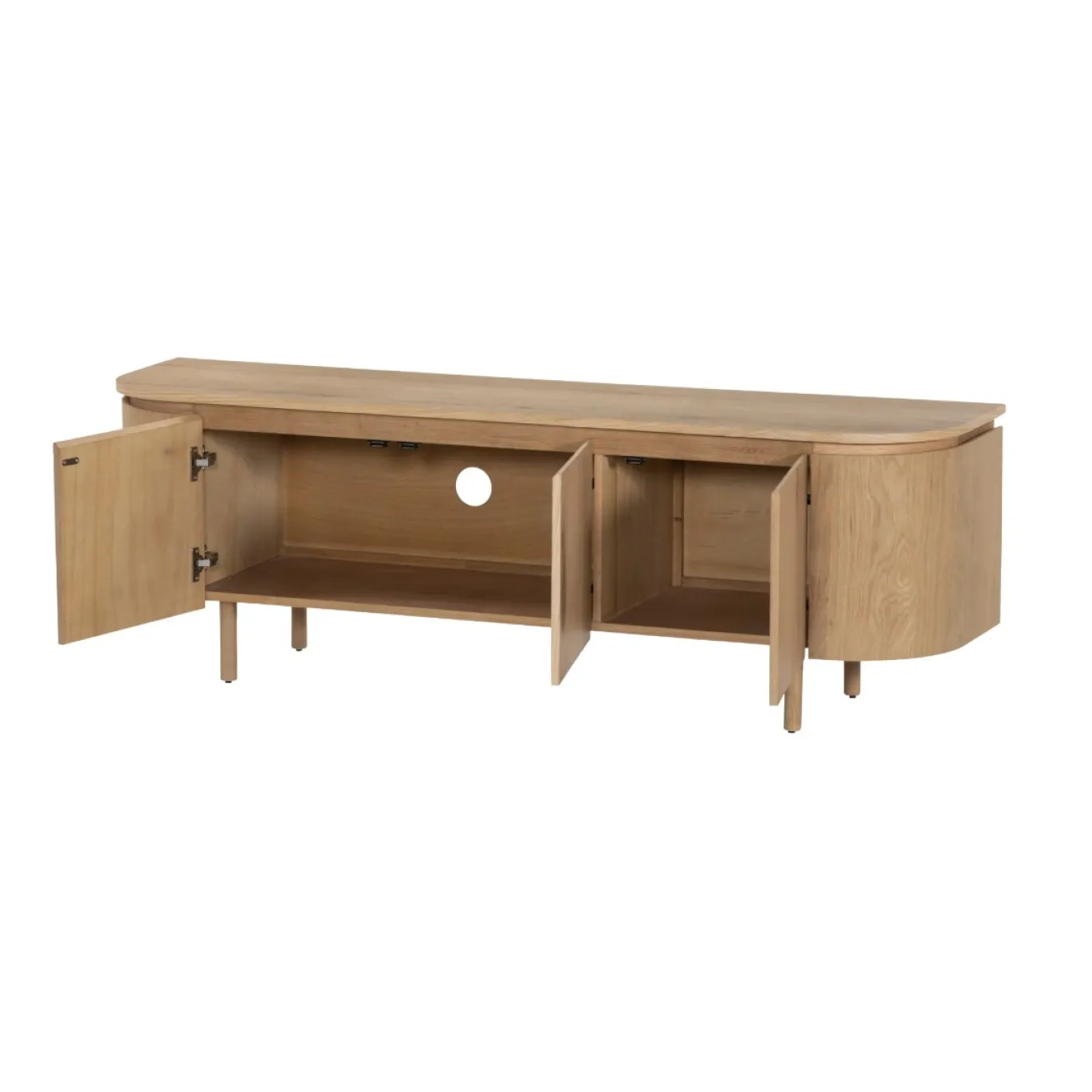 Livingfurn Tv-meubel Tobago Naturel Eikenfineer 170cm