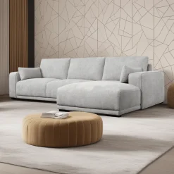 Loungebank California Rechts Grijs - Giga Meubel