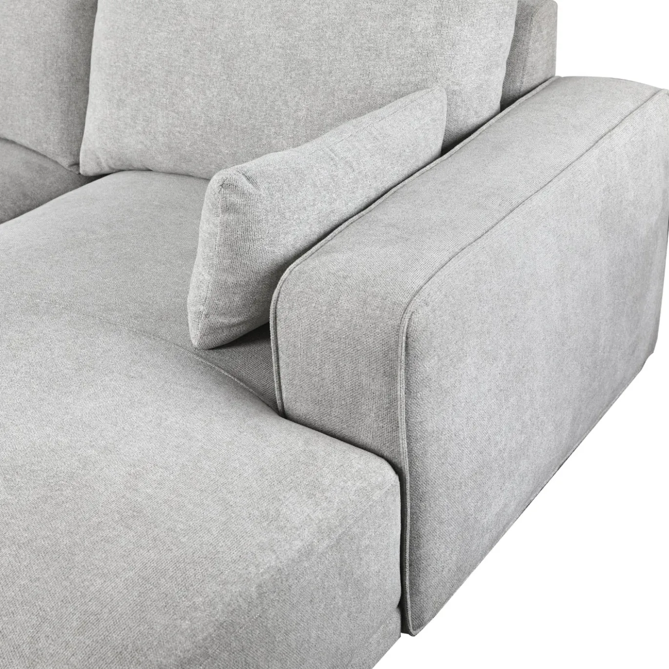 Loungebank California Rechts Grijs - Giga Meubel