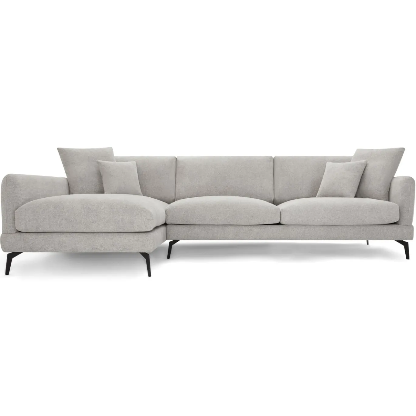 Loungebank Maggie Links Grijs - Giga Meubel