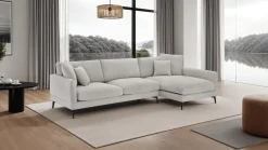 Loungebank Maggie Links Grijs - Giga Meubel