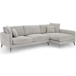 Loungebank Maggie Rechts Grijs - Giga Meubel