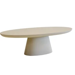 Loungetafel Cleo Ovaal Beige 130cm - Giga Meubel