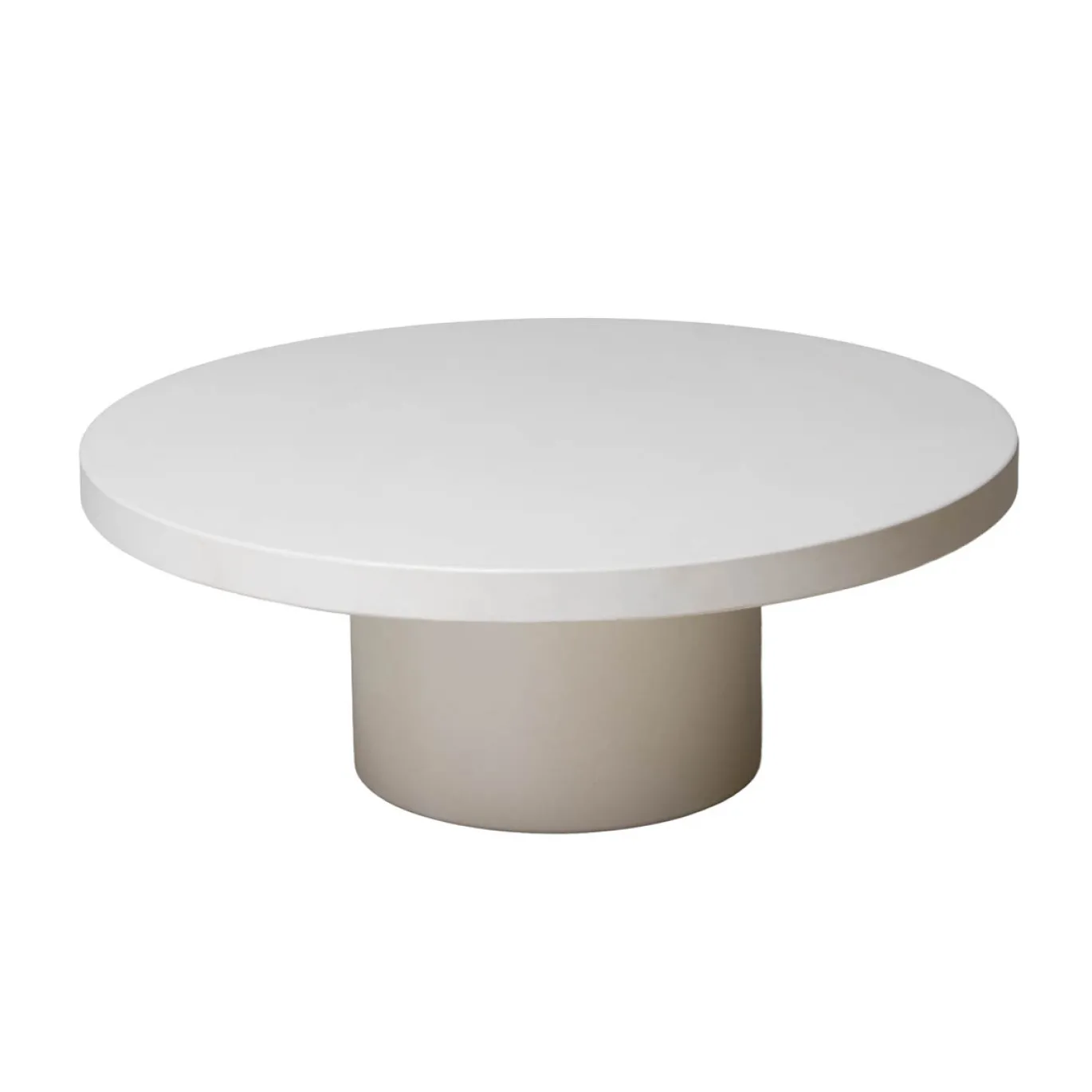 Loungetafel Eden Rond Beige 90cm - Giga Meubel