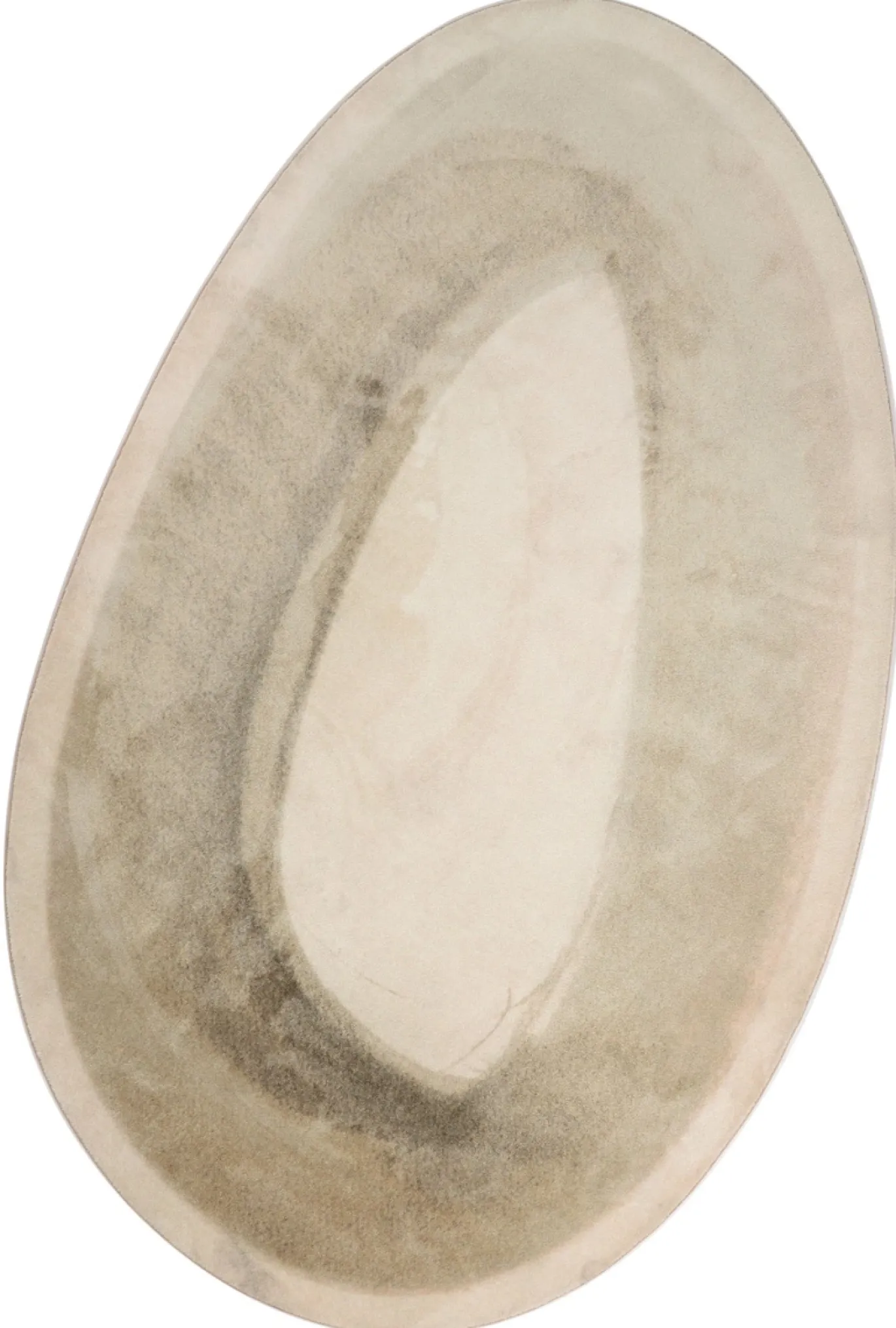 Mart Visser Vloerkleed Brush Ovaal 200x290cm Beige