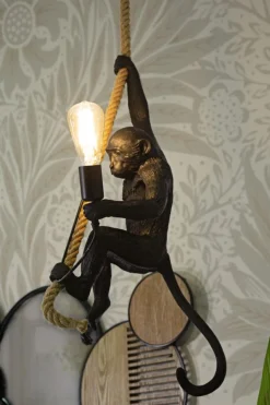 Mauro Ferretti Hanglamp Monkey Zwart