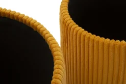 Mauro Ferretti Opbergpoef Bolzano Mosterd Set van 2