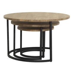 Maxfurn Salontafel Bolton Mango Set van 3