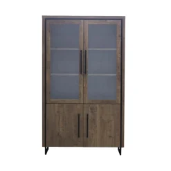 Maxfurn Vitrinekast Rimini 2-deurs Mango