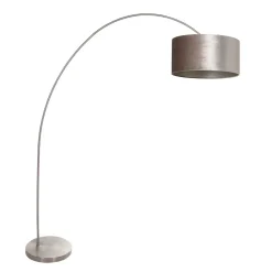 Mexlite Booglamp Solva Grijs Velours Taupe