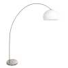 Mexlite Booglamp Solva Grijs Kunststof Wit Bol