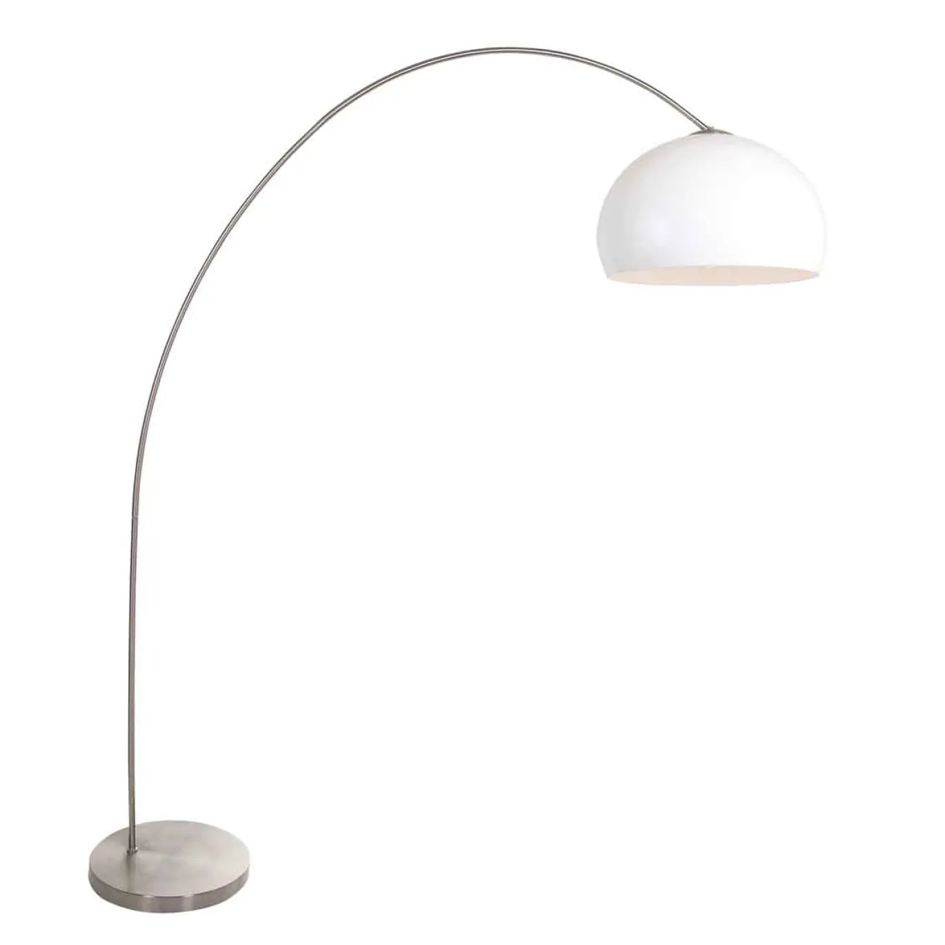 Mexlite Booglamp Solva Grijs Kunststof Wit Bol