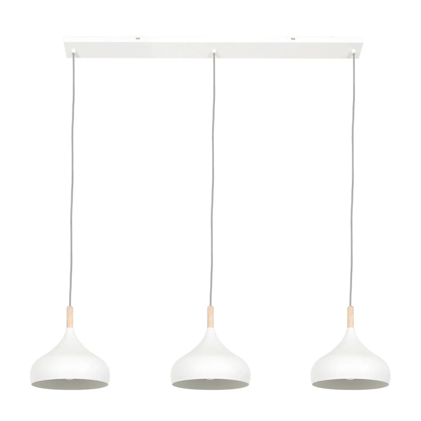 Mexlite Hanglamp Bjorr Wit 3-lichts