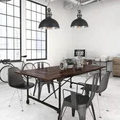 Mexlite Hanglamp Gaeve Zwart/Chrome Ø50cm