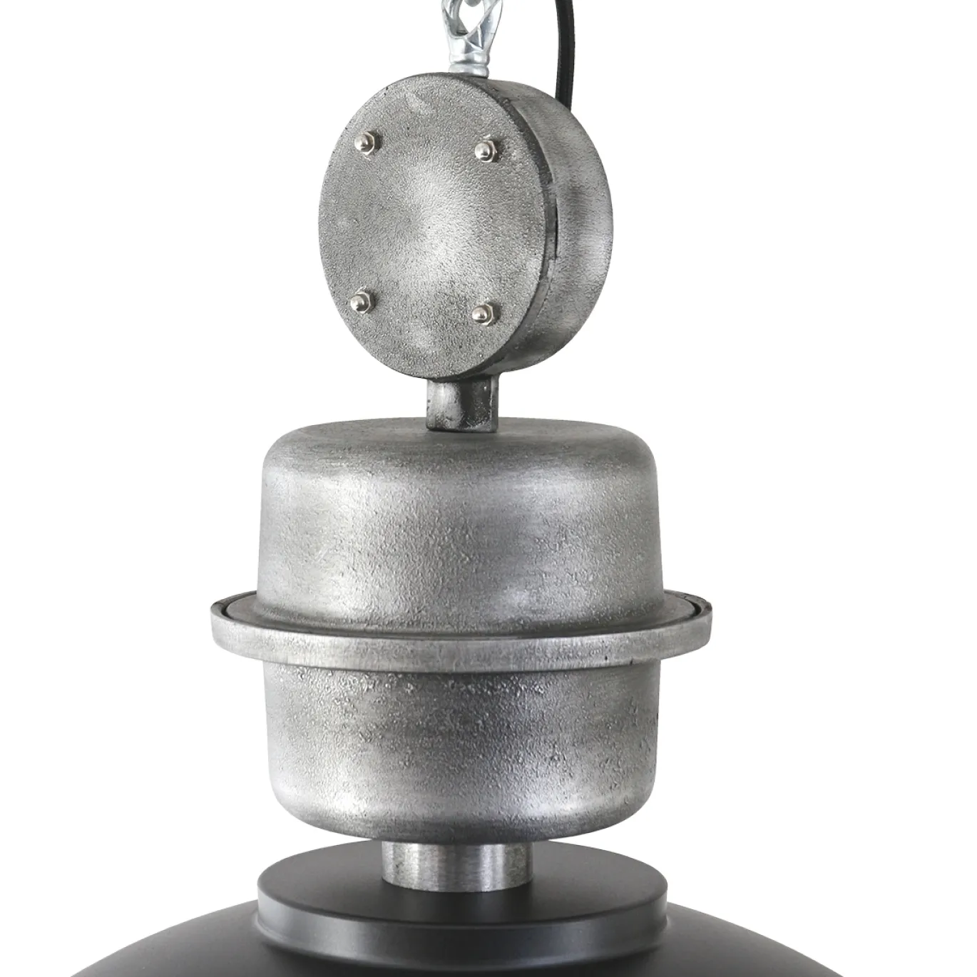 Mexlite Hanglamp Gaeve Zwart/Chrome Ø50cm