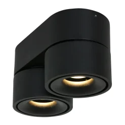 Mexlite Spot Fez Zwart 2-Lichts