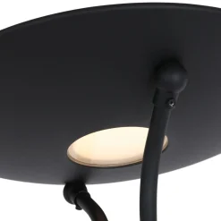 Mexlite Vloerlamp Biron 2-Lichts Zwart