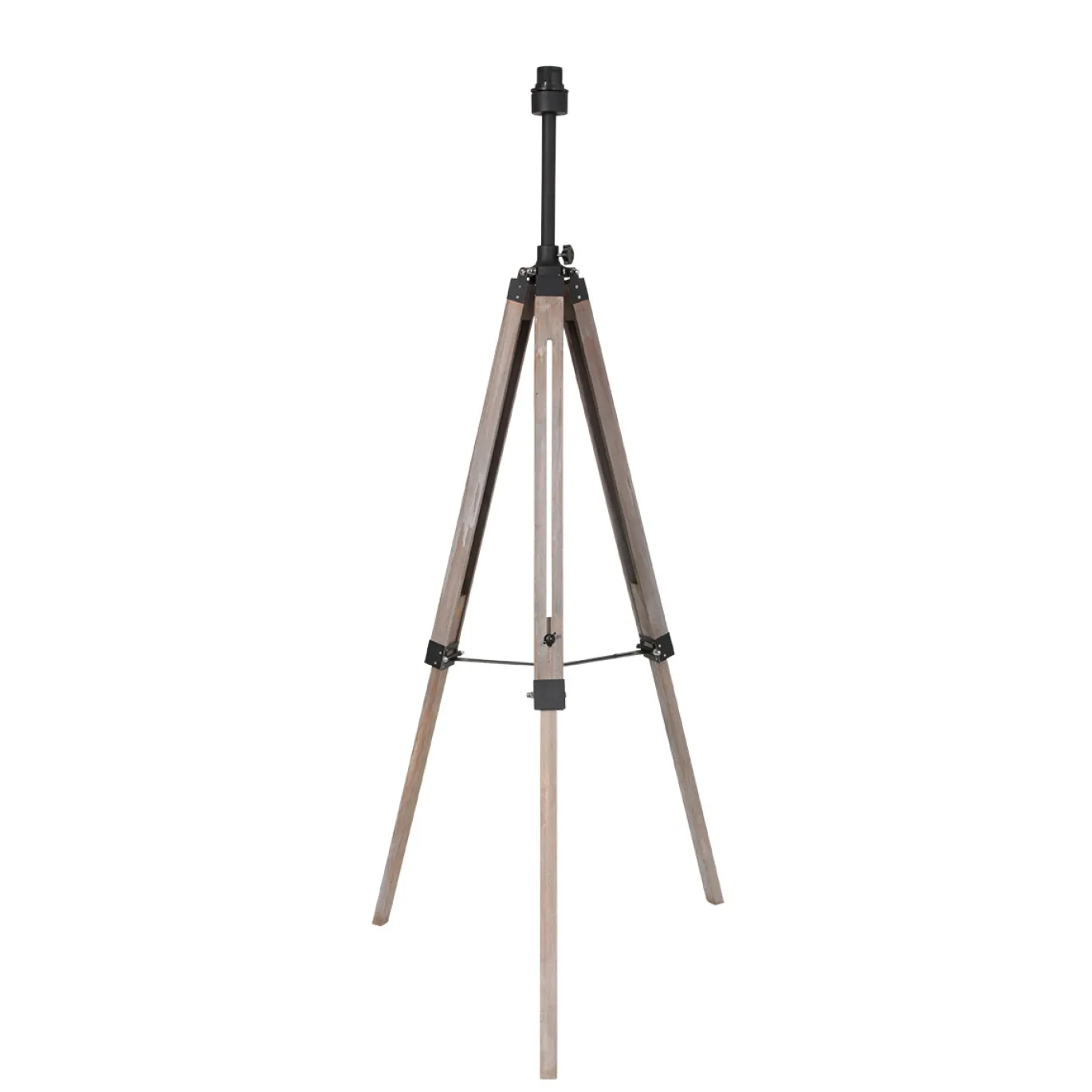 Mexlite Vloerlamp Triek Driepoot Hout