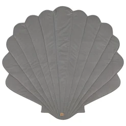 Moi Mili Velvet Schelp Speelmat Dove Grey