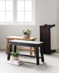 Must Living Bankje Trinity Recycled Teakhout Bruin