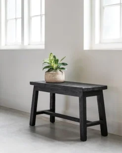 Must Living Bankje Trinity Recycled Teakhout Zwart