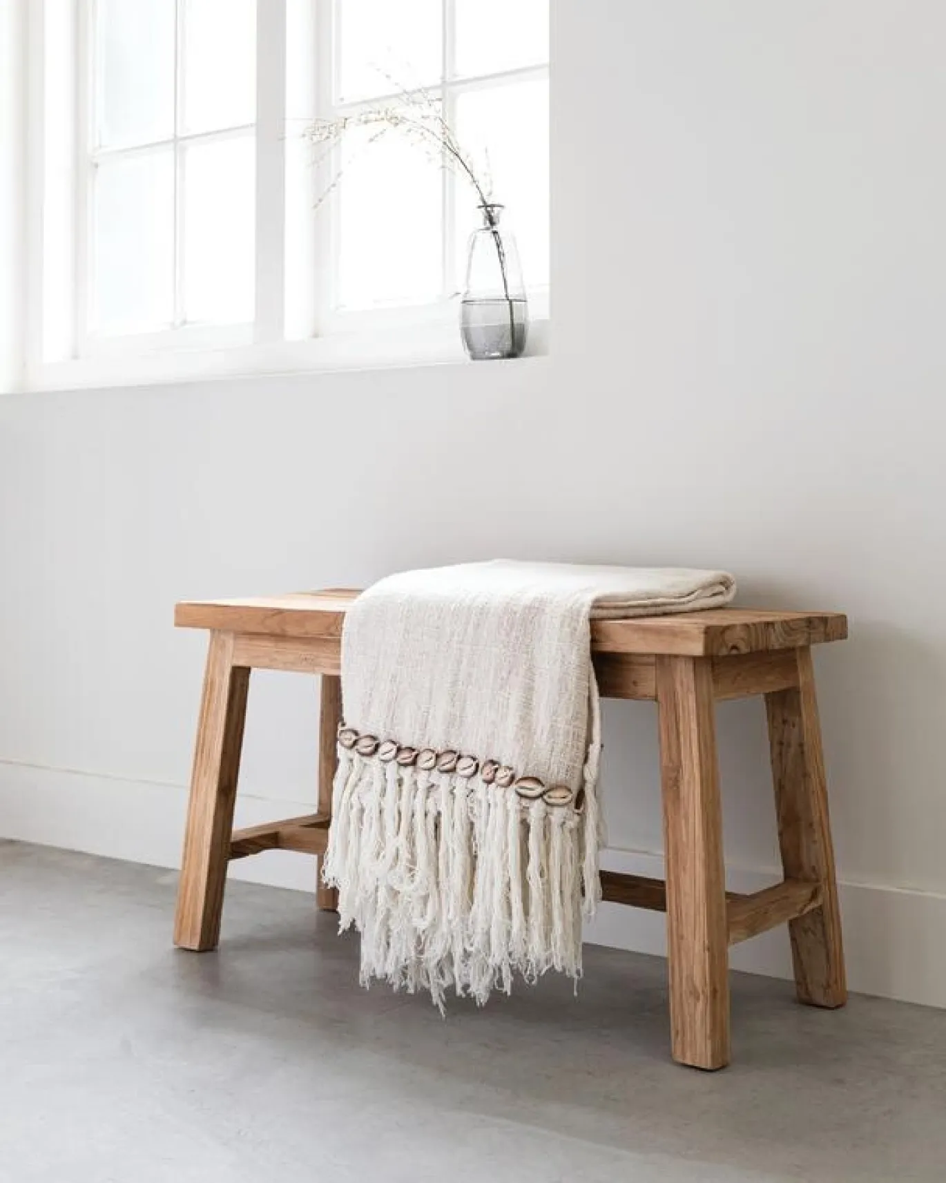 Must Living Bankje Trinity Recycled Teakhout Naturel