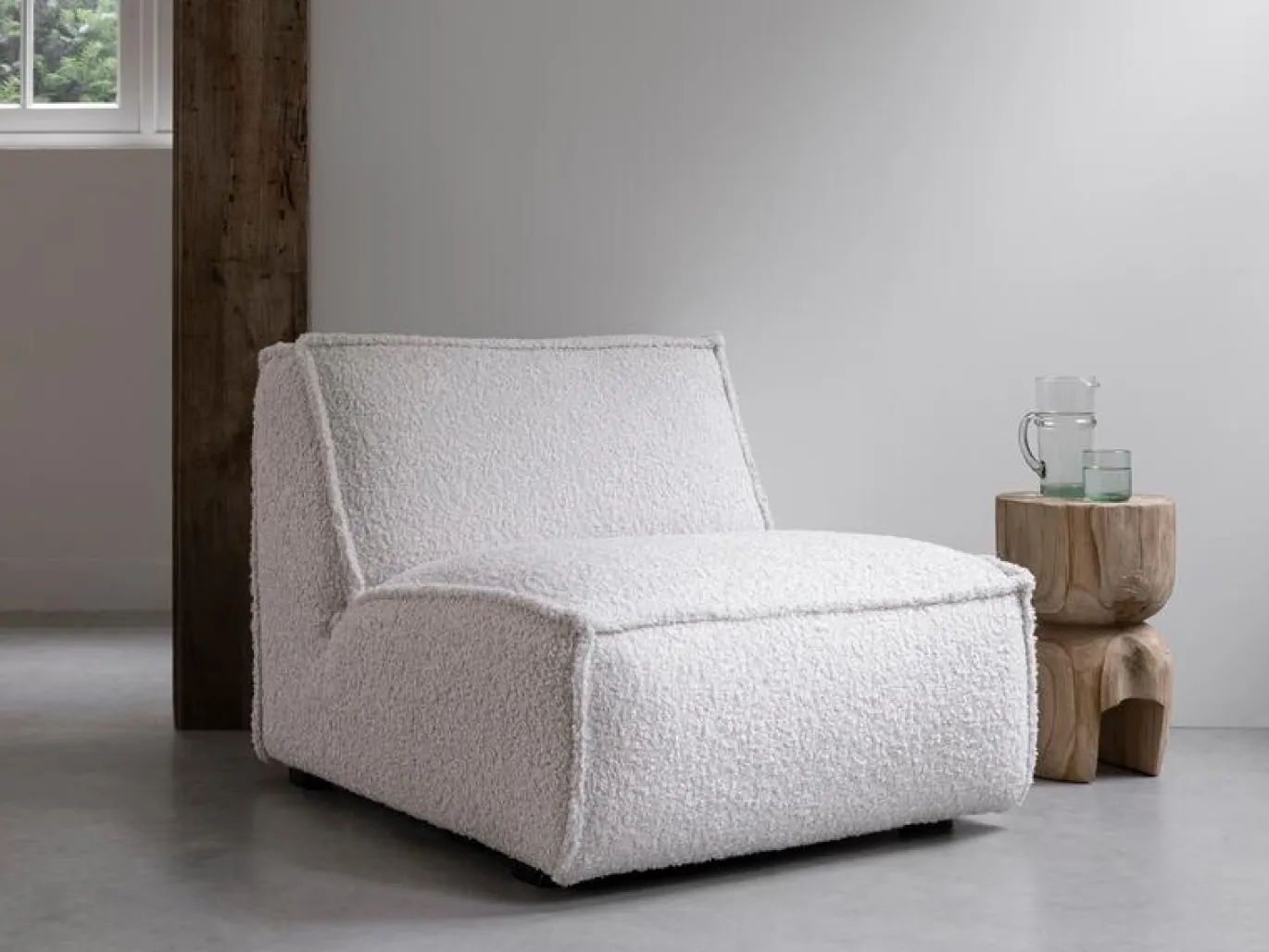 Must Living Bijzettafel Amber Recycled Teakhout Naturel