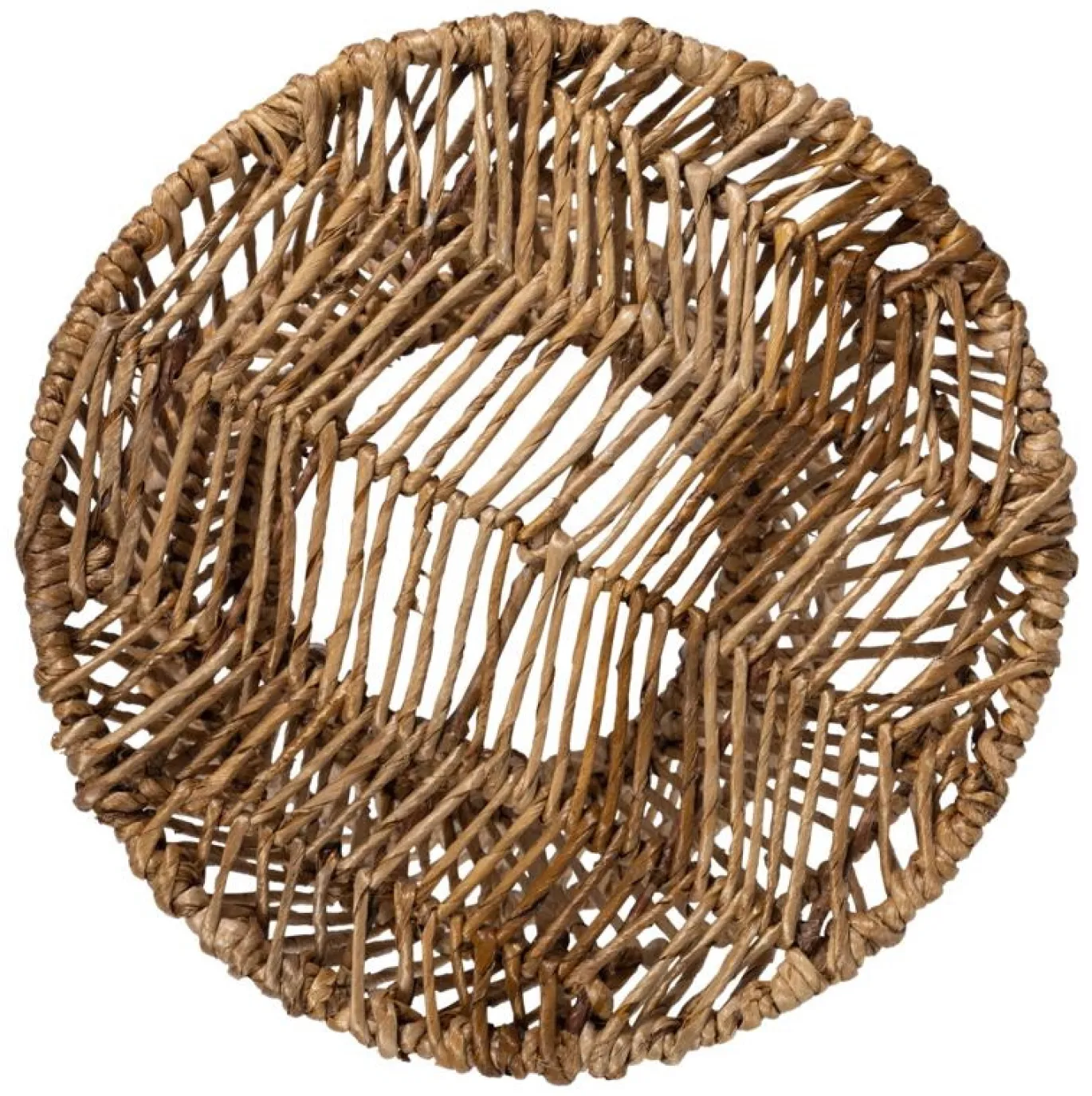 Must Living Bijzettafel Santa Agnes Naturel Abaca Ø36cm