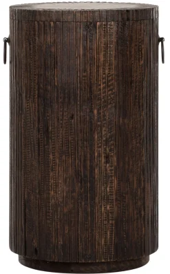Must Living Bijzettafel Stripe Teakhout Small 60cm