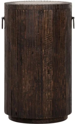 Must Living Bijzettafel Stripe Teakhout Small 60cm