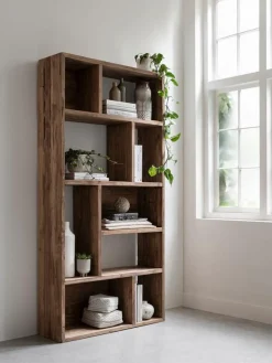 Must Living Boekenkast Gallery Rustiek Teakhout