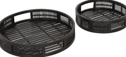 Must Living Dienblad Algarve Zwart - Set van 2