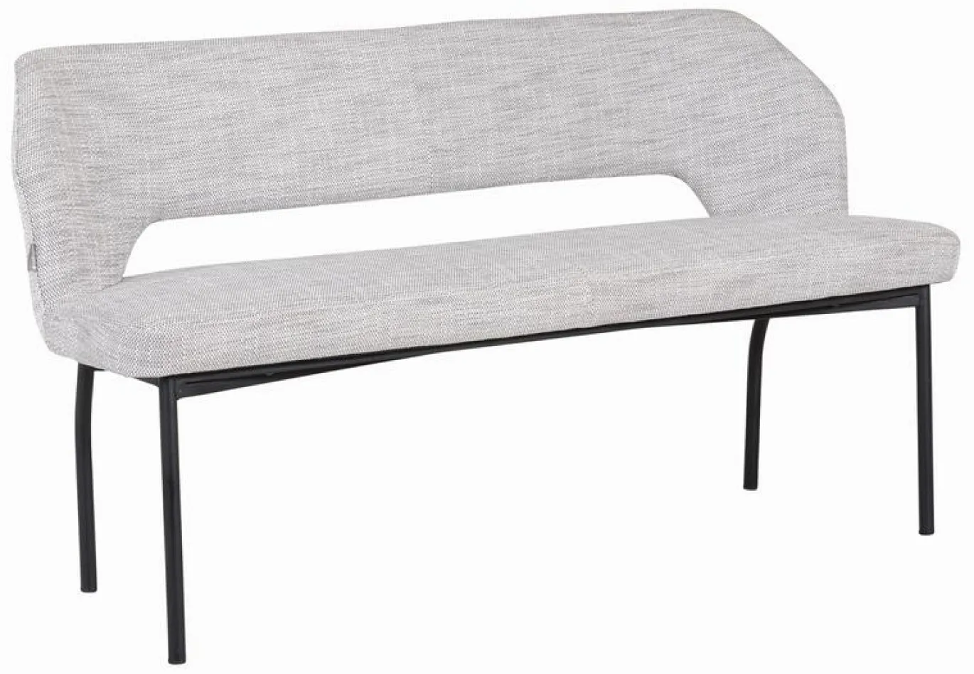 Must Living Eetkamerbank Bloom Polaris Lichtgrijs 150cm
