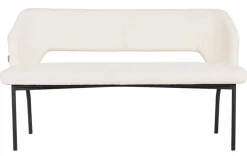 Must Living Eetkamerbank Bloom Bouclé Naturel 150cm