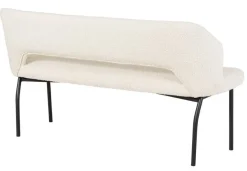 Must Living Eetkamerbank Bloom Bouclé Naturel 150cm