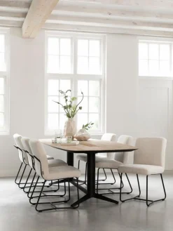 Must Living Eetkamerstoel Zola Glossy Naturel