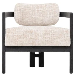 Must Living Fauteuil Kelly Zand/Zwart