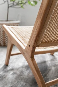 Must Living Fauteuil Lazy Loom Naturel Teakhout