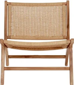 Must Living Fauteuil Lazy Loom Naturel Teakhout