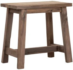 Must Living Kruk Easy Rechthoek Naturel Recycled Teakhout 45cm