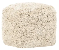 Must Living Poef Celeste Beige 40x40cm