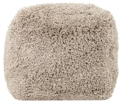 Must Living Poef Celeste Taupe 40x40cm