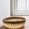 Must Living Schaal Da Vinci Rond Resin Bruin/Wit